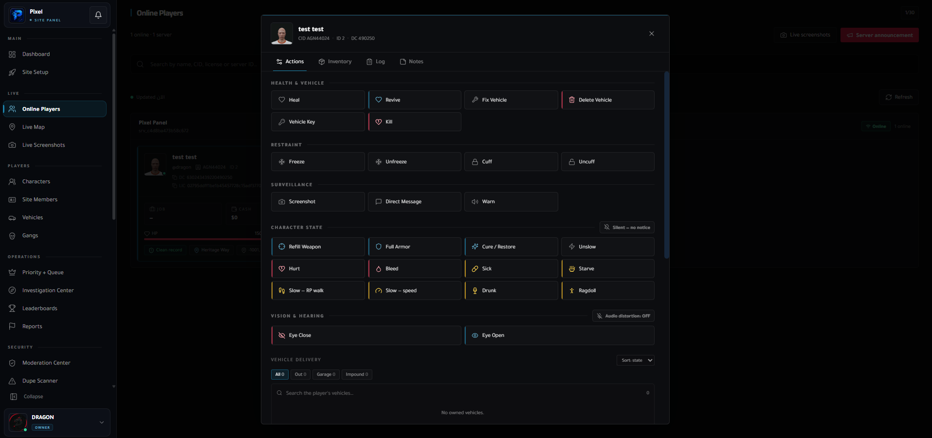 Player Control